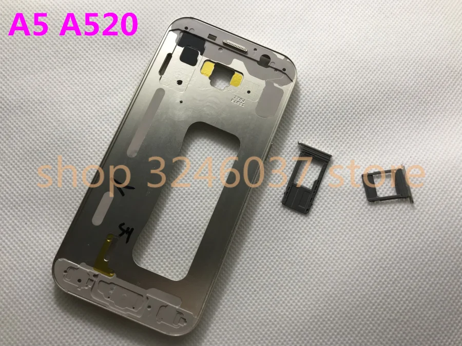 Оригинальный чехол с полной рамкой для Samsung Galaxy A5 A520 A520F 2017 задняя крышка