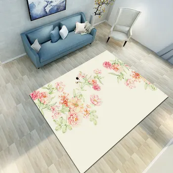 

Manufacturers direct sale modern abstract bedroom living room carpet custom tea table chair carpet bedside printing mattress