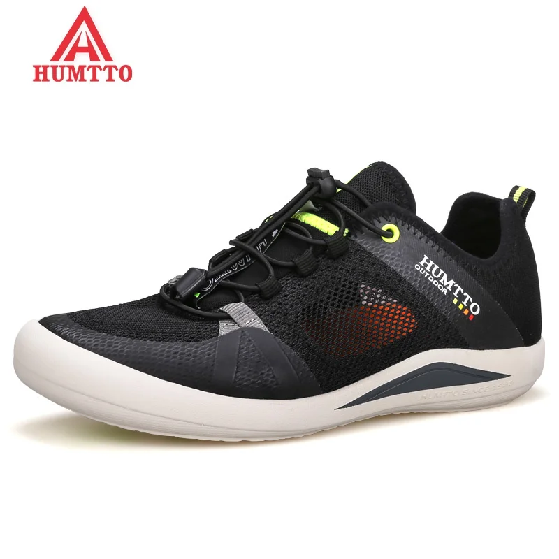 

HUMTTO Brand Men Mountain Hiking Shoes Summer Breathable Mesh Outdoor Trekking Shoes Man Climbing & Fishing Non-slip Sneakers