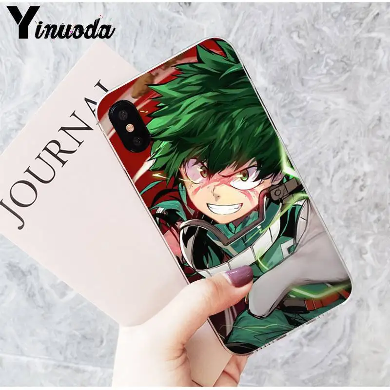 Yinuoda My hero of the Academy аниме Todoroki чехол для телефона чехол для iPhone 8 7 6 6S Plus X XS MAX 5 5S SE XR 10 11 11pro 11promax