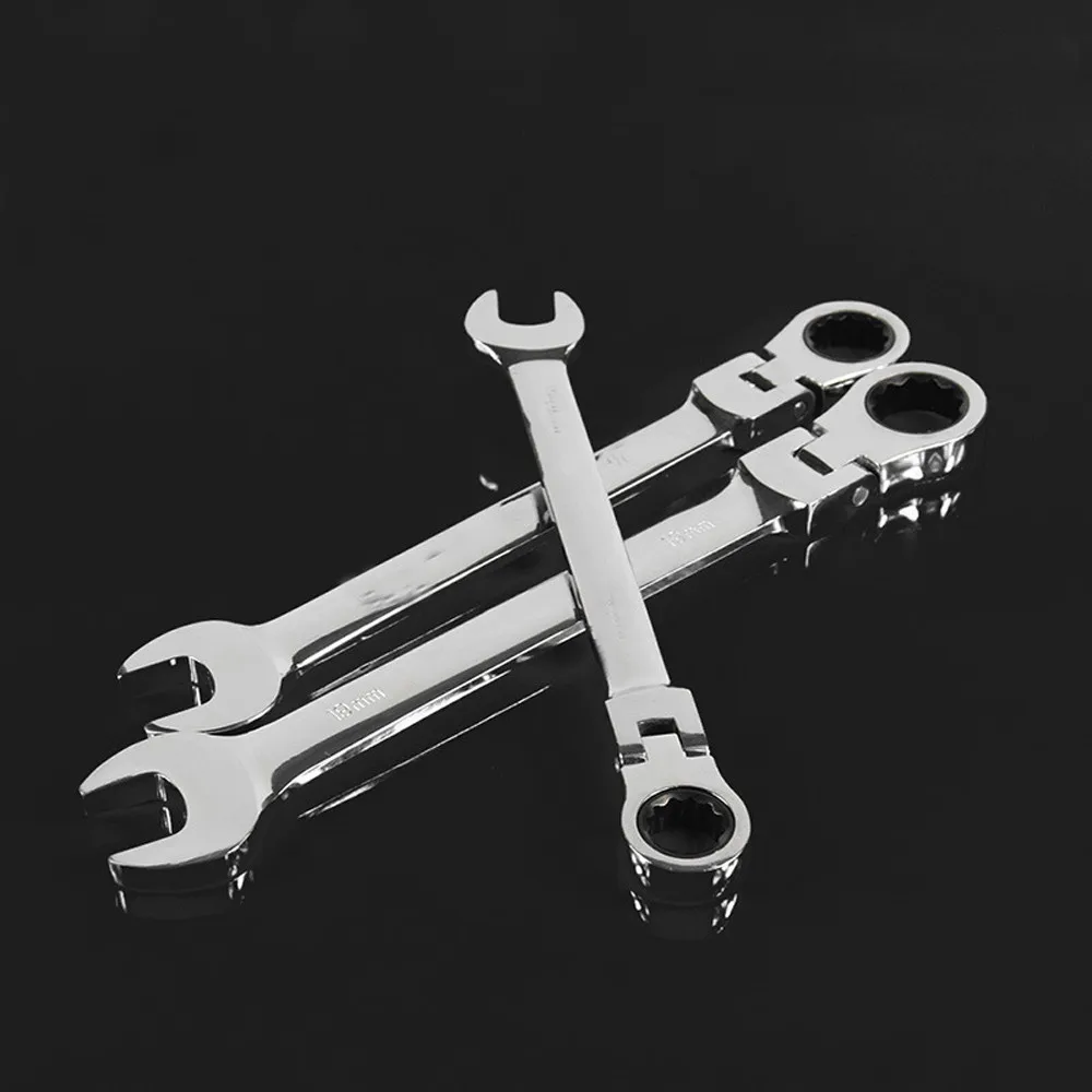 Llave inglesa combinación de trinquete Llave de mano Kit de reparación de jardín casero Llave inglesa ajustable