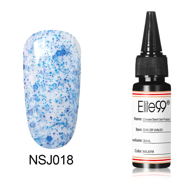 Elite99 30ml Käse Sand UV Gel Polnischen Lack Nagel Lacke Benötigt Lampe Nägel Semi Permanent Glitter Nail art Maniküre primer