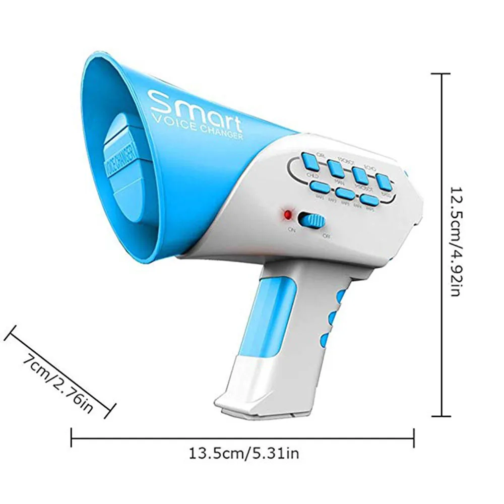 Голосовые игрушки громкоговоритель многоголосовой чейнджер креативные забавные игрушки для изменения голоса с 7 различными модификаторами голоса для детского подарка