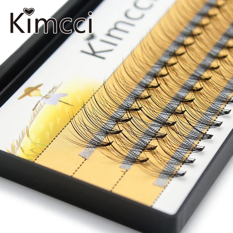 

Kimcci Fashion 60pcs Professional Makeup Individual Cluster Eye Lashes Grafting Fake False Eyelashes Free Shipping