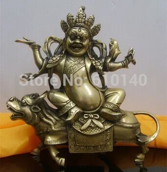 

Tibetan Buddhist bronze KUBERA EINZIGARTIG buddha buddha statue 20 cm 1.4 KG
