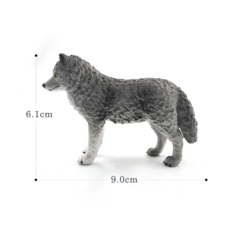 Искусственная леопардовая Волчья пантера Hyena модель животного фигурка