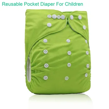 

Reusable Infant Pocket Cloth Diaper For Children;Washable Waterproof PUL Baby Nappies;3-6 Years Old Nappy Diaper With Insert