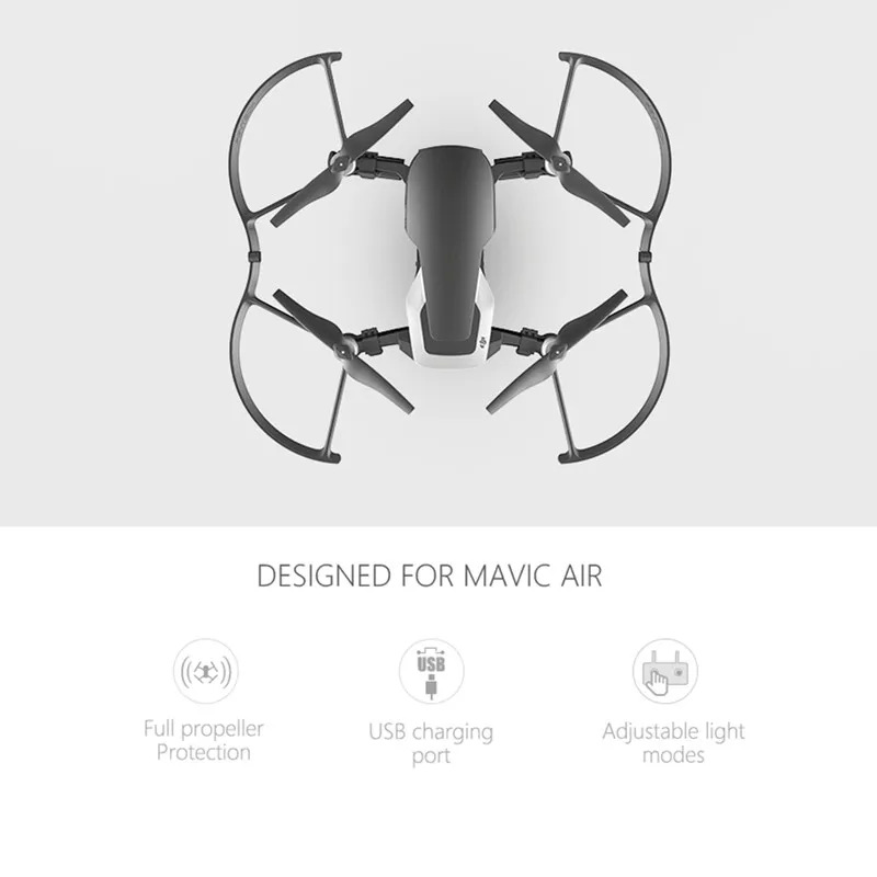 PGYTECH Mavic воздушный Пропеллер Защита аксессуары с 14 режимами освещения