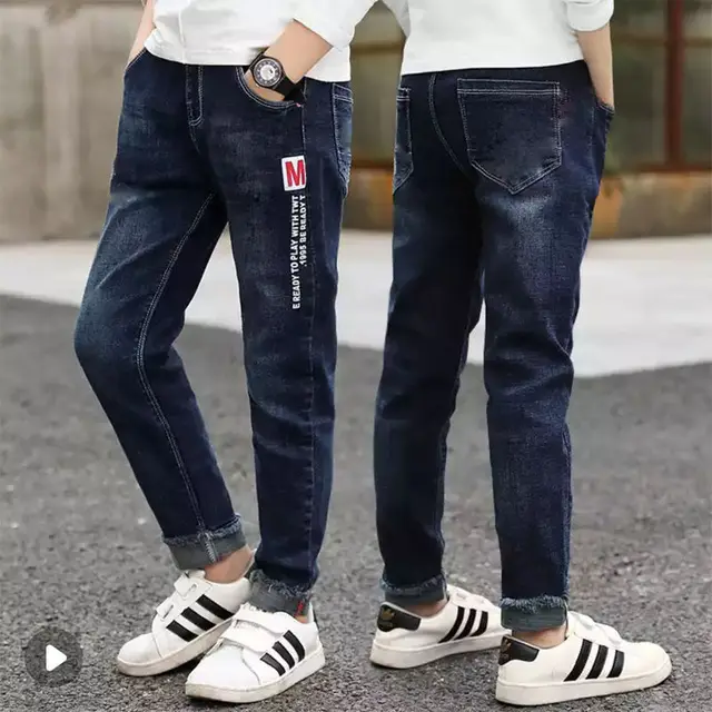 Kids  Trousers Pant Fashion boys Jeans Children Boys Hole Jeans Kids Fashion Denim Pants Baby Jean Infant Clothing 4