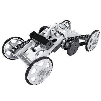 

Science And Education Assembling Self-Assembled Building Blocks Electric Off-Road Climbing Four-Wheel Drive Space Car Toy