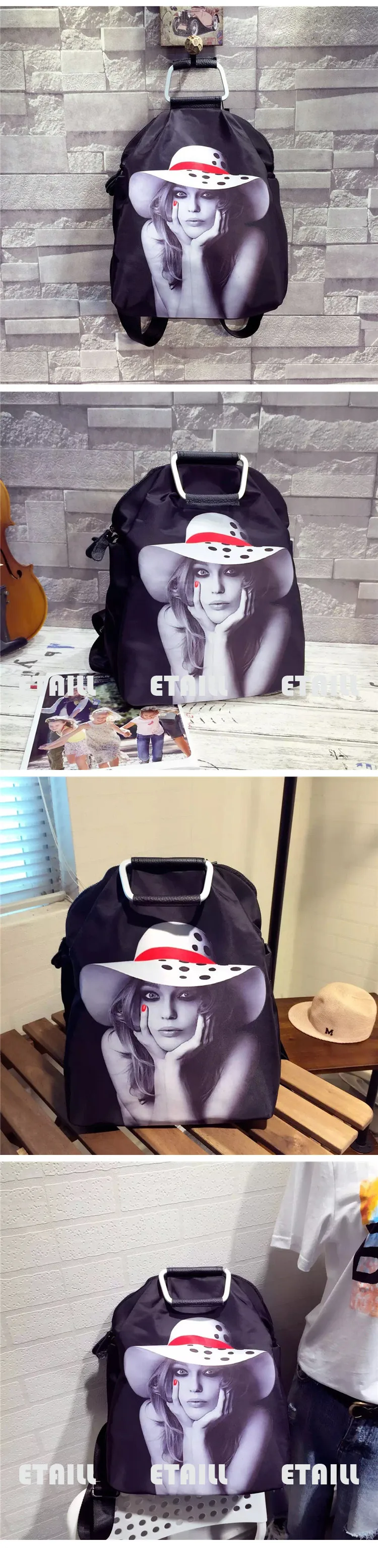 Водонепроницаемый нейлон студент Колледж отдыха рюкзак Для женщин книги мешок известный Элитный бренд рюкзак мешок DOS Femme De MARQUE luxe