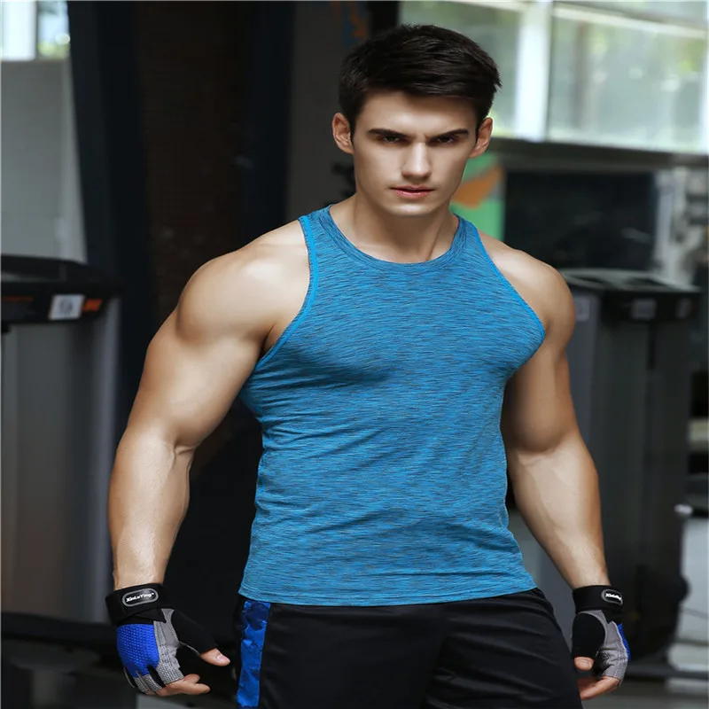 

2017 Men Boy Body Compression Base Layer Sleeveless Summer Vest Thermal Under Top Tees Tank Tops Fitness Tights High Flexibility