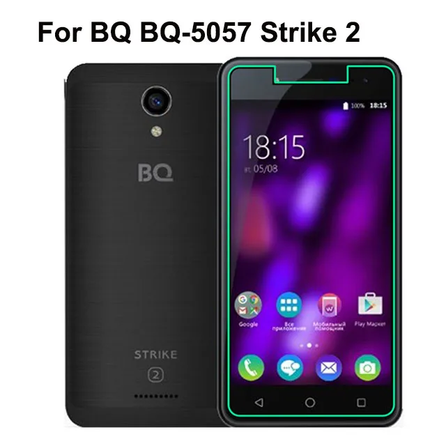 

Tempered Glass for BQ BQ-5057 Strike 2 5057 5.0" smartphone cases Screen Protector Film Protective Screen On BQ BQ-5057 Strike 2