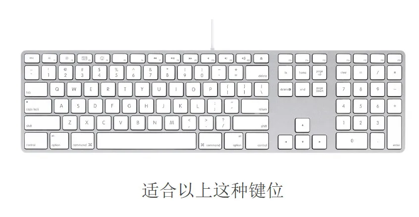 Высокопрозрачная ТПУ полноразмерная клавиатура для Apple keyboard A1243 MB110LL/B с цифровой Проводная клавиатура USB Для iMac старый G6