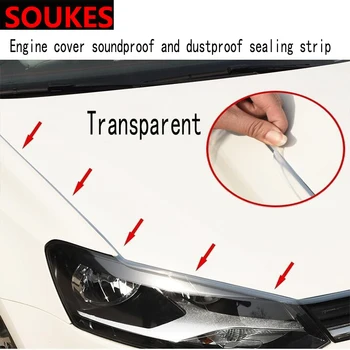 

Transparent Black Car Soundproof Seal Hood Gap Strip For BMW E92 E53 X3 f25 E34 Audi A6 C6 A5 B7 Q5 C5 Abarth Ford Fiesta Mondeo