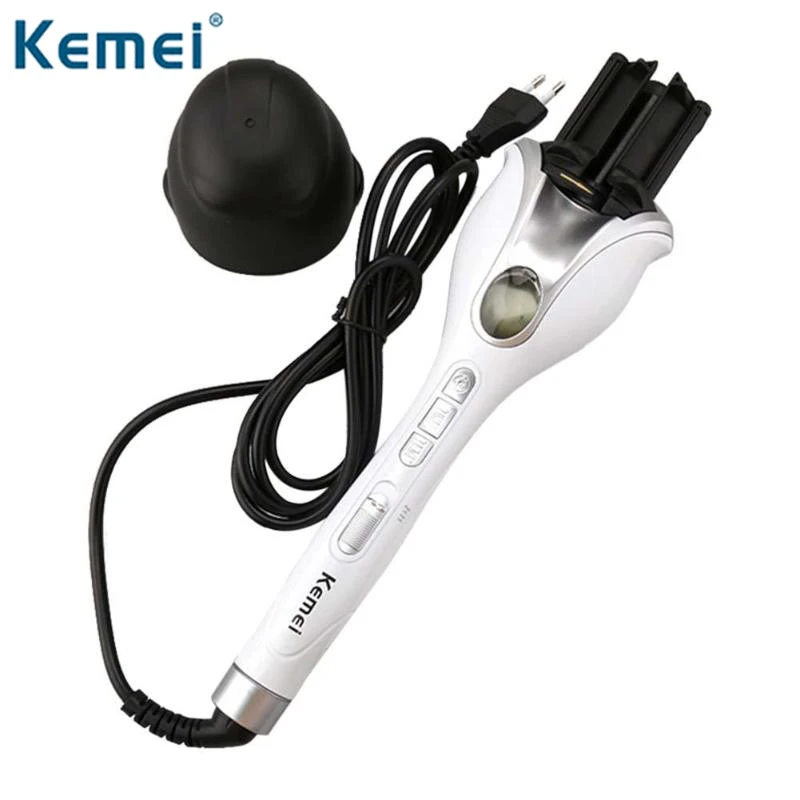 

Kemei KM-9600 Professional Automatic Hair Curler LCD Display Curling Iron Hair Curly Rod Hairdressing Styling Tool EU Plug