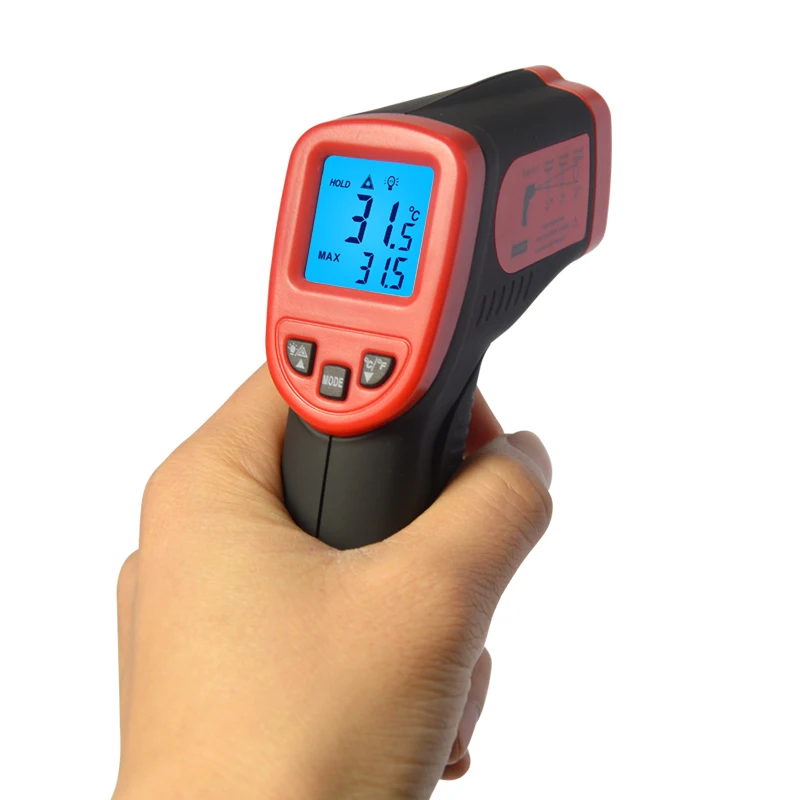 

Infrared Electric Thermometer Pyrometer Water -50~450 C Industrial High Precision Non-contact Lcd Temperature Gun Termometro