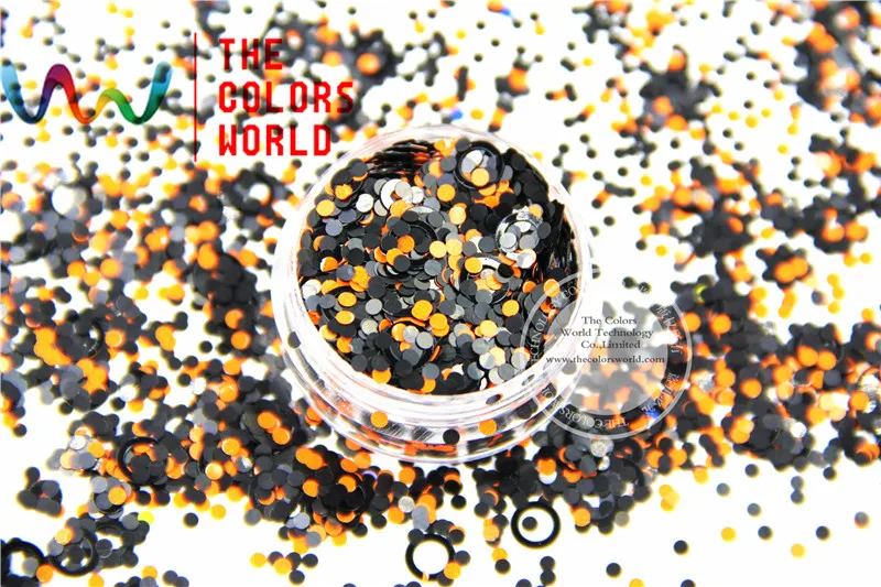 

RHP26-259 Mix Colors Mix Colors Dot shapes round Glitter for nail art ,nail gel, nail polish makeup and DIY decoration