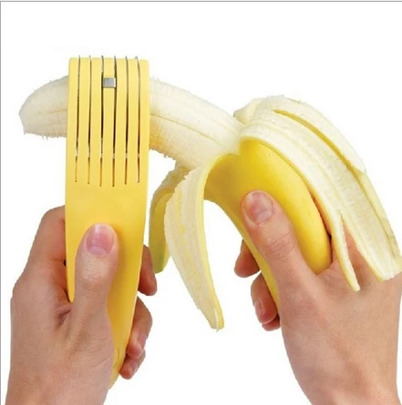 Модный Инструмент Для Резки бананов из нержавеющей стали|banana cutter|fruit cutterstainless steel