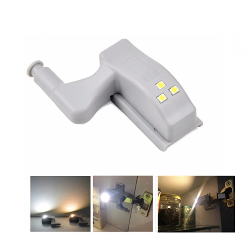 3 светодиода 0,3 Вт шкаф шарнир светодиодный датчик света luz armario лампа для платяного шкафа ночник шкаф для ламп дверь лампа кухня освещение