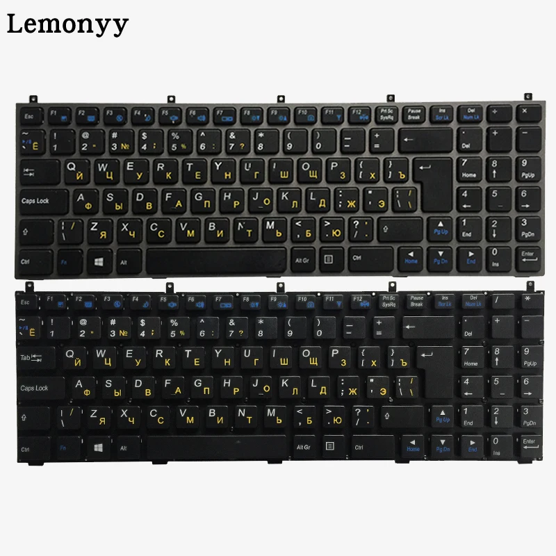  Russian Keyboard for Clevo W76 W760 W762 W765 P150 P150HM P170HM P151EM W150 W150HRM W150ER W170ER 