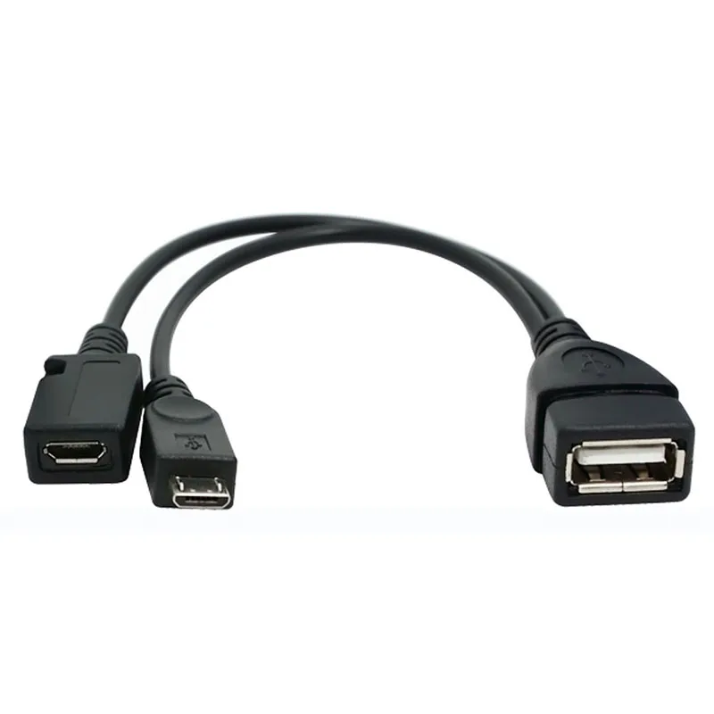 Профессиональные электрические аксессуары микро USB кабель питания OTG Хост Кабель USB мощность для samsung i9100 i9220 i9250 HR