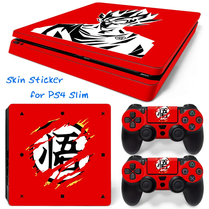 Виниловые наклейки Dragon Ball из ПВХ виниловые для Sony PS4 тонкая консоль и