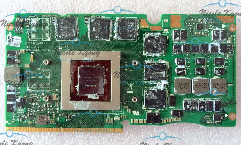 G750JZ Ver 60NB04M0-VG1020 69N0QWV10C02-01 GTX 870M GTX870M GDDR5 3 Гб видеокарта VGA для ноутбука Asus G750JS |