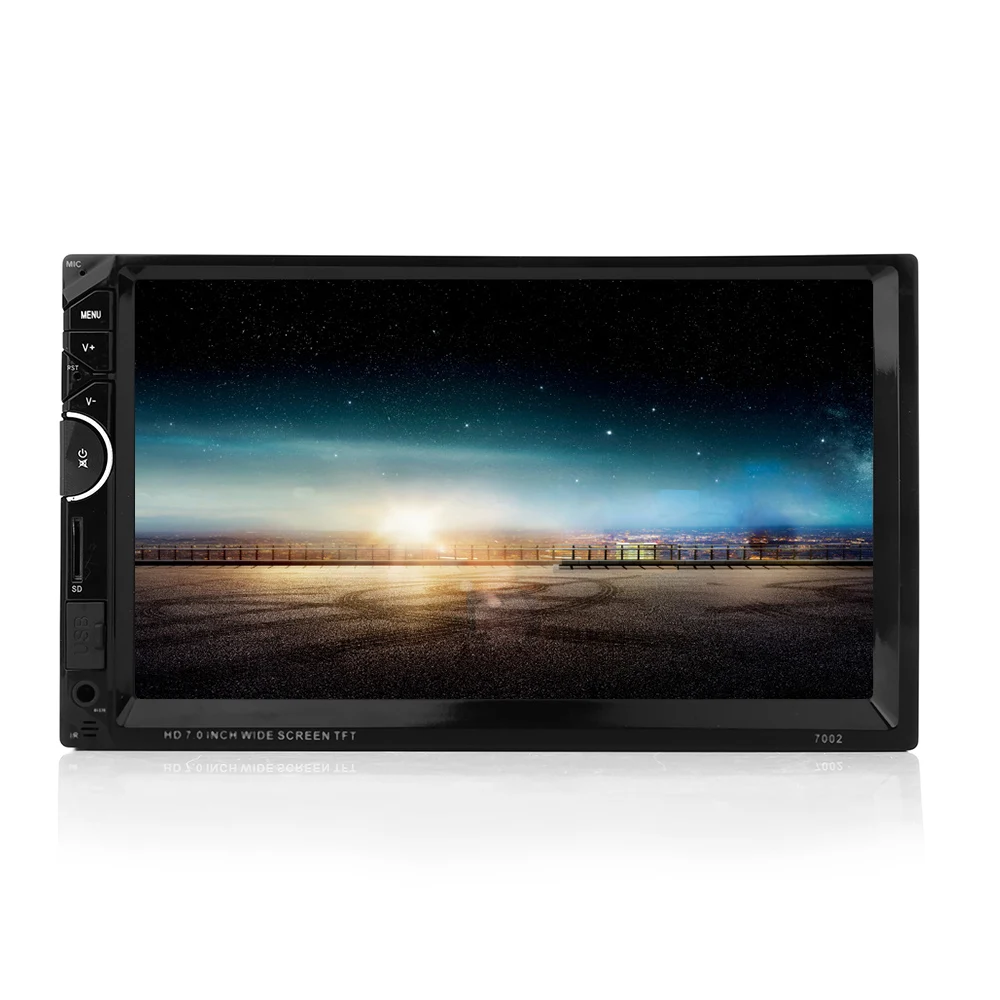 Zeepin 7002 7 Inch TFT Touch Screen Double Din 12V Car Multimedia MP5 Player with Camera AM FM Bluetooth Function
