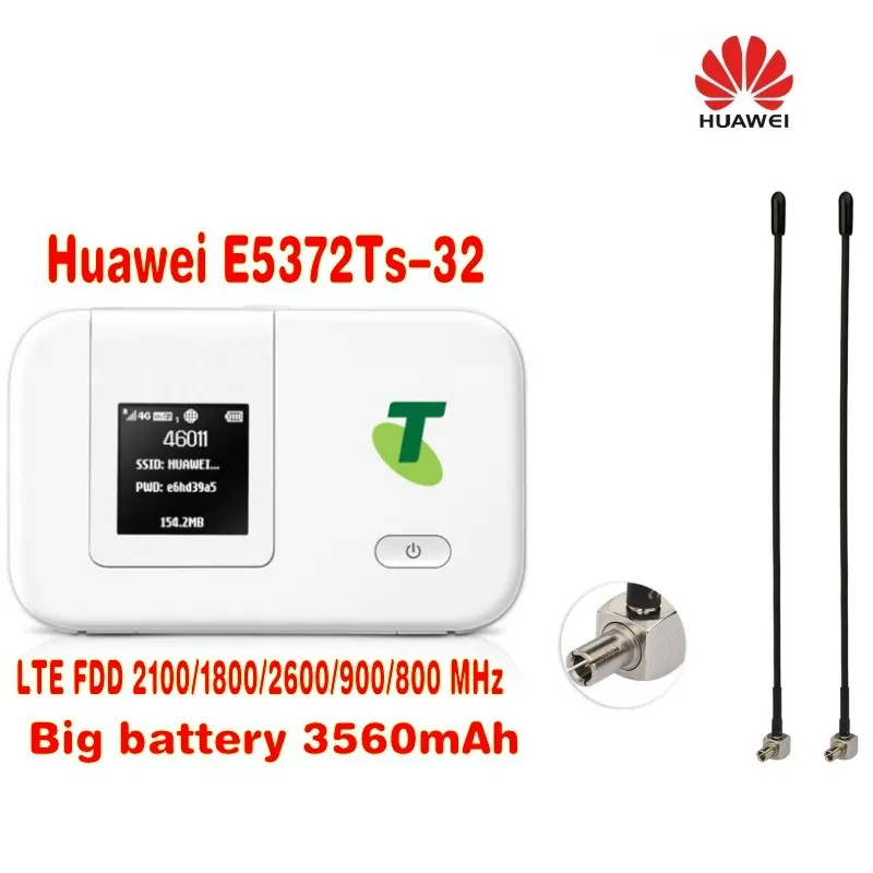 Новый и оригинальный беспроводной маршрутизатор huawei 4g lte E5372Ts 4G wifi точка доступа +