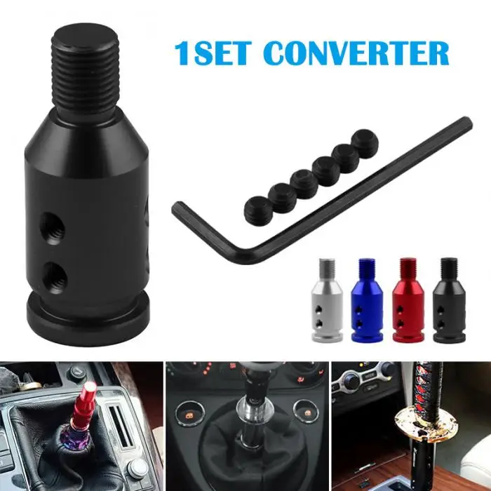 Universal Car Shifters Knob Adapter Shifts Knob Converter 12x1.25mm YAN88