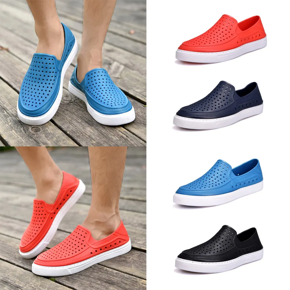 

New Design Summer Unisex Hollow out Couple Model Beach Slippers Flip Flops Beach Sandal Flip Flops Shoes