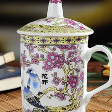 Синий и белый фарфоровая чашка Цзиндэчжэнь костяного фарфора Керамическая чайная чашка чайник с крышкой чайные чашки 2 стиля на выбор