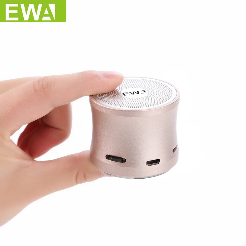 

EWa A109mini Bluetooth Speaker MP3 Player Portable Speaker For Phone Metallic USB Input MP3 Player Sports Speakers