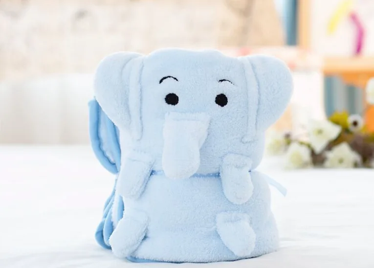 plush baby blanket newborn swaddle wrap Super Soft baby nap receiving blanket animal cobertor