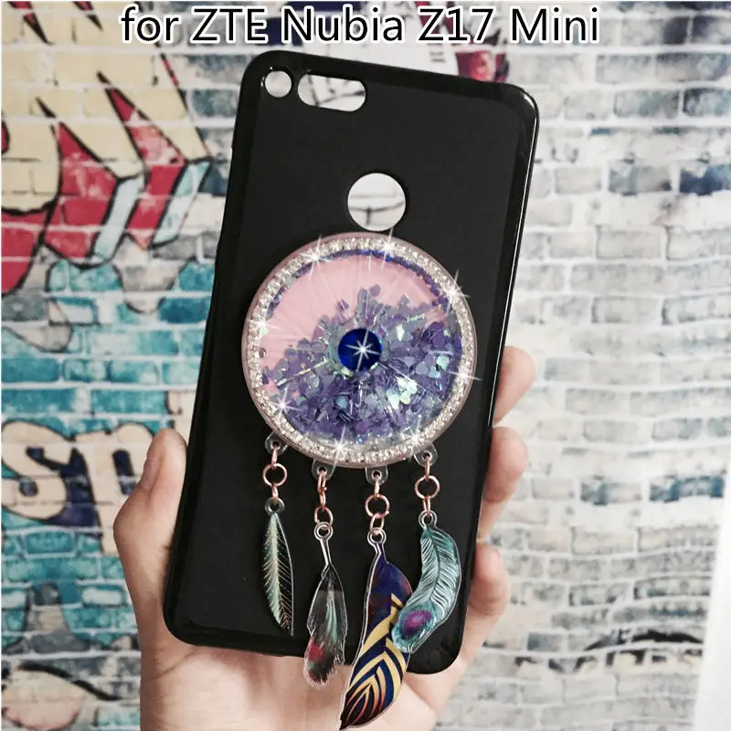

Dynamic Quicksand Phone Cases Covers for ZTE Nubia Z17 Mini Soft Silicone Original Back Cover Coque Funda Para Shell
