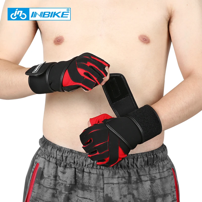 INBIKE Gym Gloves Cycling Gloves Heavyweight Sports Exercise Weight