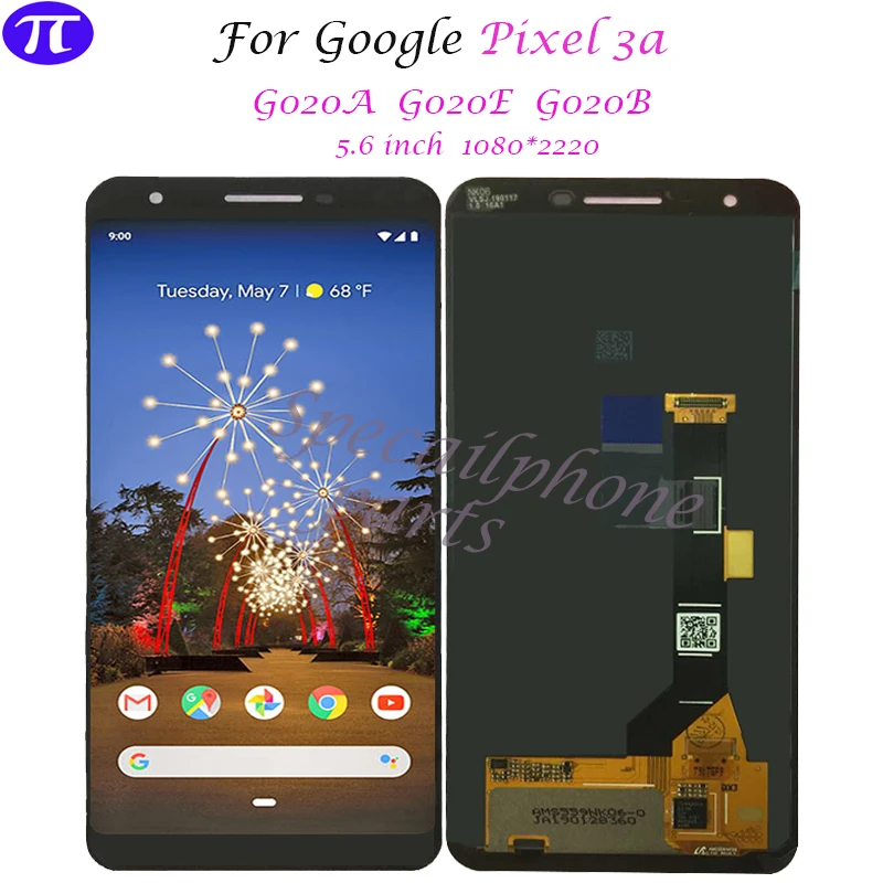 

OLED 5.6'' For Google pixel 3a G020A G020E G020B LCD For Google Pixel3A G020A LCD touch Screen Digitizer Assembly Replacement