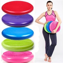 Йога баланс подушке шары 33 см/13 ''ПВХ пилатес тренажерный зал насос воздушный точечный массаж универсальный надувной Йога колебания стабильность коврик