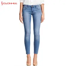 Высокой Талии Джинсы Женские Хлопок Джинсовые Брюки стретч Женщин Отбеливатель Рваные Джинсы Узкие Джинсы Джинсы женский