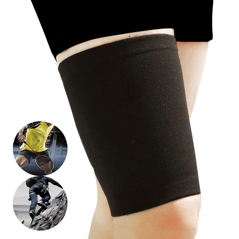 

Leg Sleeve Support Brace Knee Pads Kneepad Basketball Sport Compression Calf Stretch Brace Thigh Skin Protector Safe Muscle Safe