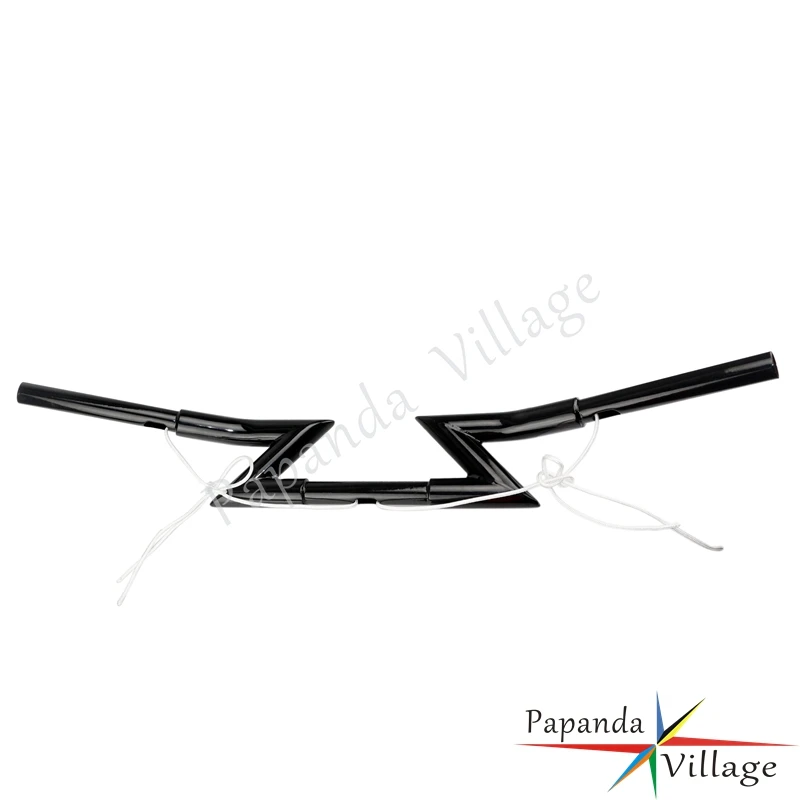 Motorbike Black 1 Z Bars Handlebar Drag Bar for Harley Softail Dyna XL Sportster Chopper Bobber Triumph Custom Papanda image 4