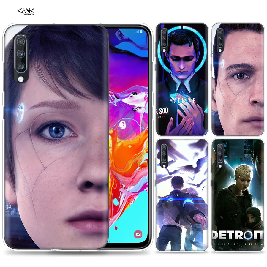 

Bags Case for Samsung Galaxy Mobile Phone A50 A70 A30 A20 J4 J6 J8 A6 A8 M30 A7 Plus 2018 Note 8 9 Detroit Become Human DBH