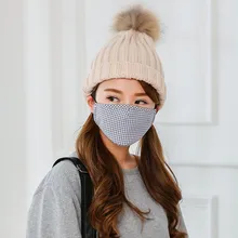 10 шт. осенне-зимние модные пыленепроницаемые термальные маски впитывающие хлопок езда на велосипеде дыхательные маски зимний хлопок