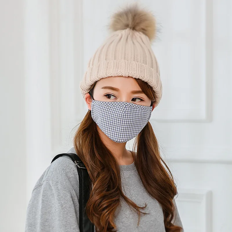 10 шт. осенние и зимние модные пылезащитные термальные маски абсорбирующий хлопок из велоспорта для верховой езды дыхательные маски Зима