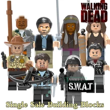 The Walking Dead Figures X0156 Action Building Blocks Michonne Daryl Dixon Maggie Green Morgan Rick Grimes