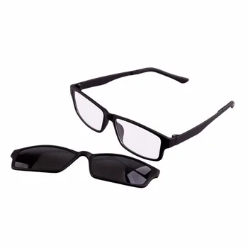 

Magnetic sunglasses polarized lens TR90 matte black frame Anti-UV 400 unisex men women fishning drving riding sysle glasses