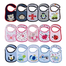 Новинка, Детские хлопковые водонепроницаемые Слюнявчики для мальчиков и девочек, милые Слюнявчики с рисунком для младенцев, одежда для кормления, бандана для малышей, слюнявчик, 5 шт