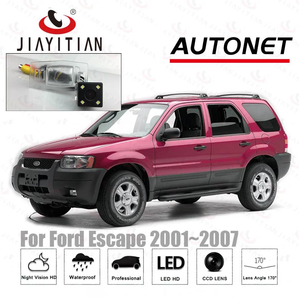 JIAYITIAN заднего вида Камера для Ford Escape 2000 2002 2004 2006 2007 CCD/Ночное видение/Обратный Камера/Резервное копирование номерной знак Камера