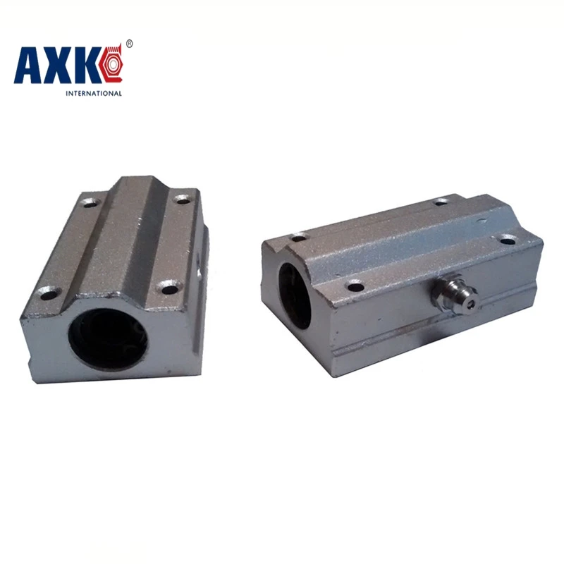 

2018 Sale Linear Rail AXK Axk Free Shipping 4pcs/lot Sc8luu Scs8luu 8mm Linear Ball Bearing Block Cnc Router Pillow For Xyz